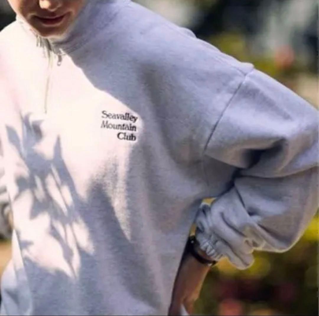 SEA Seavalley Mountain Club ハーフジップ スウェット