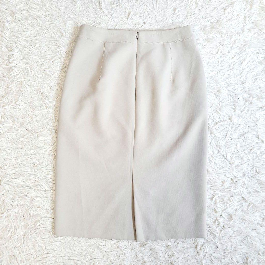 良品✨ベイジ 洗える!スカートセットアップ 現行タグ ノーカラージャケット