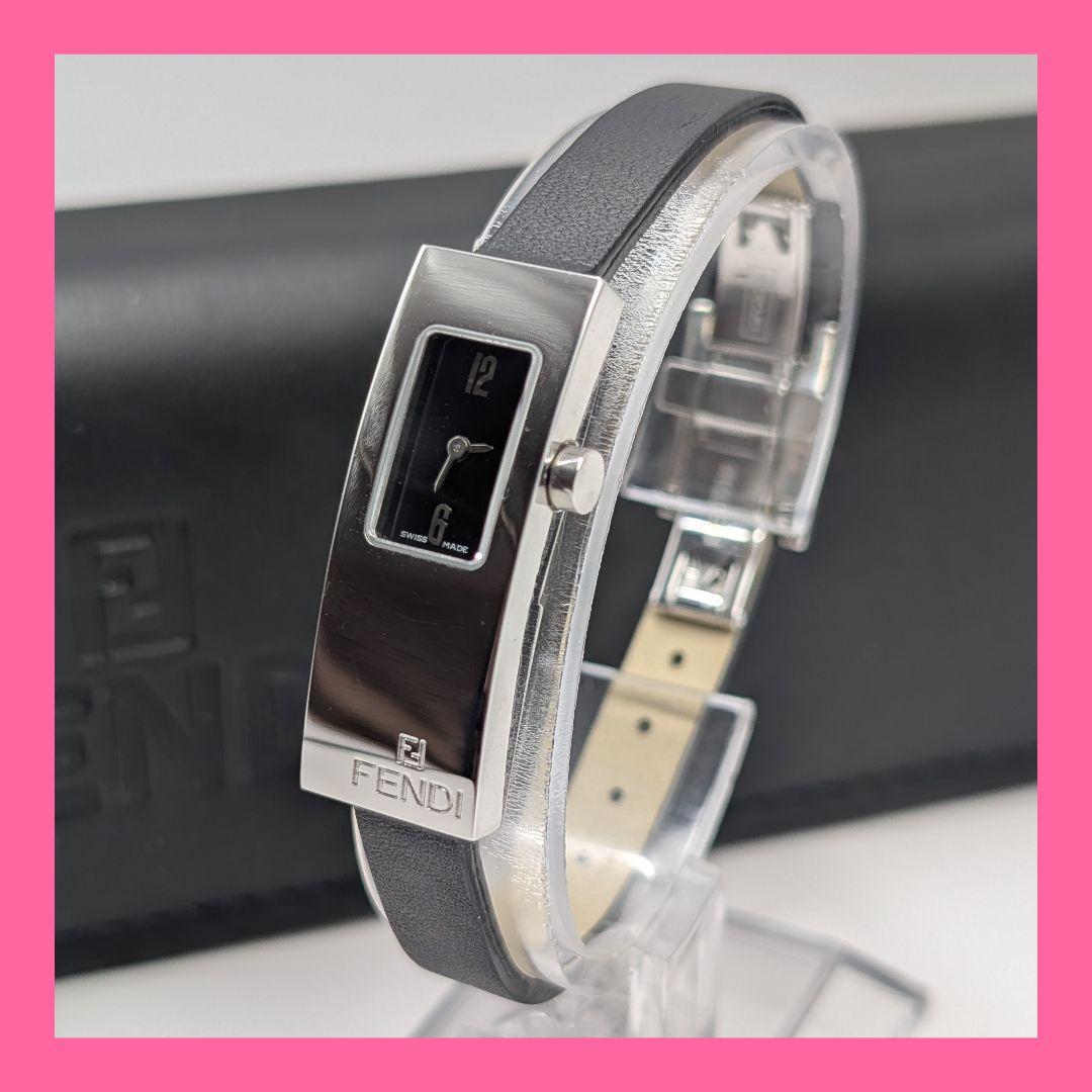 【美品】FENDI フェンディ レディース腕時計 3300L 電池交換済 稼働品