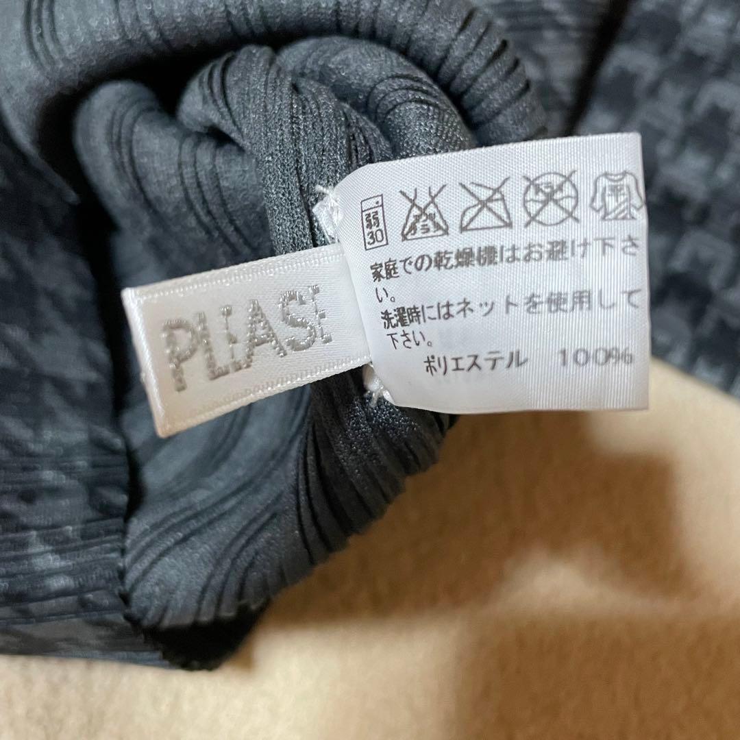 PLEATS PLEASE 長袖 トップス ネックウォーマー　セット　千鳥格子