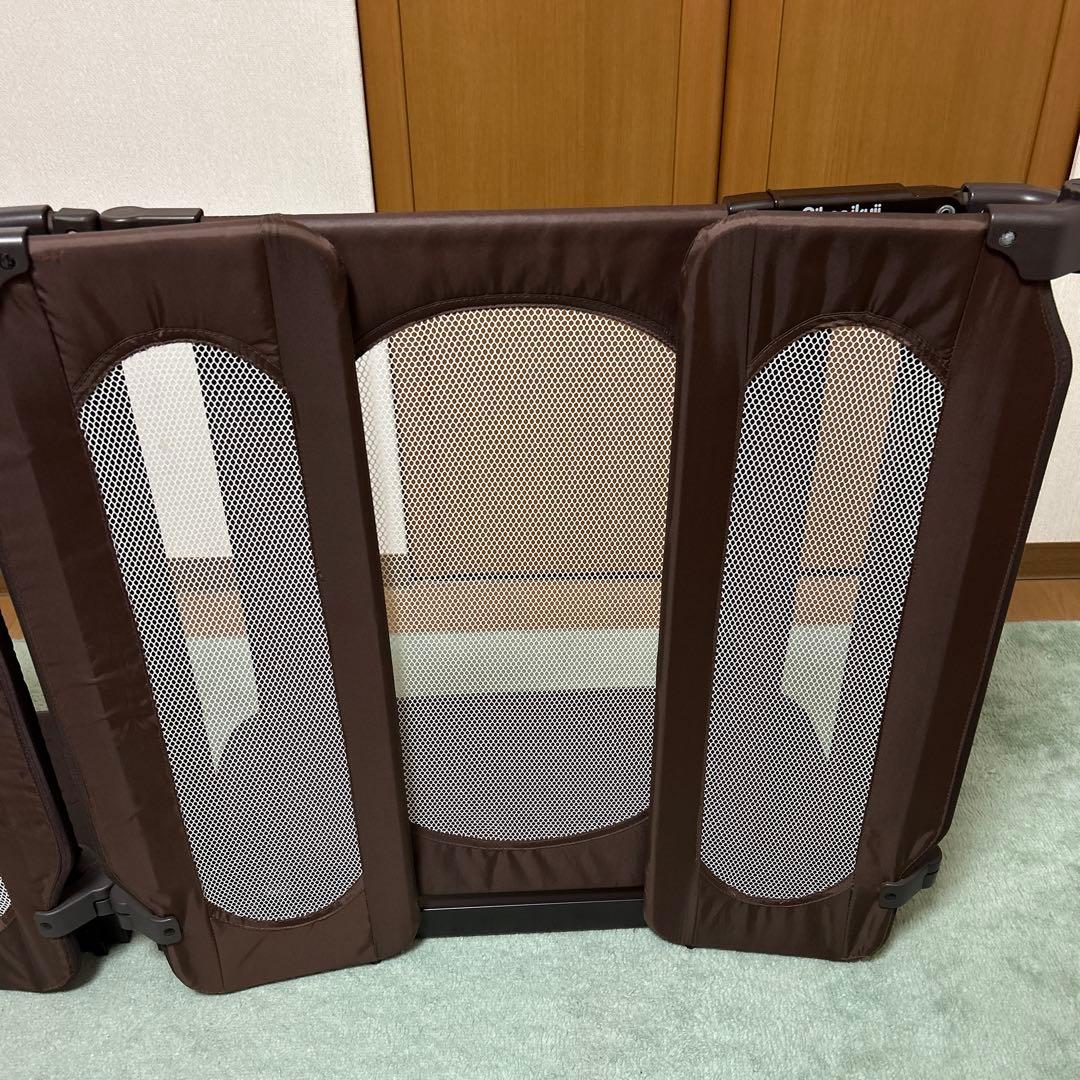 2セット　日本育児　おくトビラS ベビー　ゲート　フェンス　ちょっとおくだけ