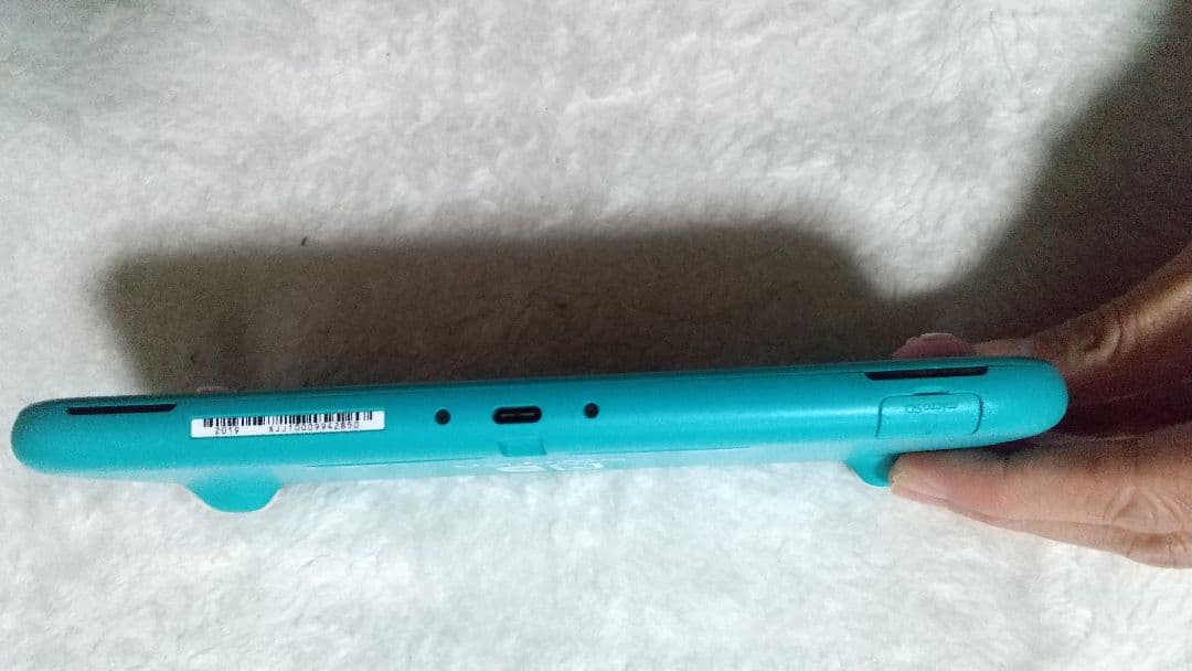 Nintendo Switch Liteターコイズ本体動作品肉球カバーアダプター
