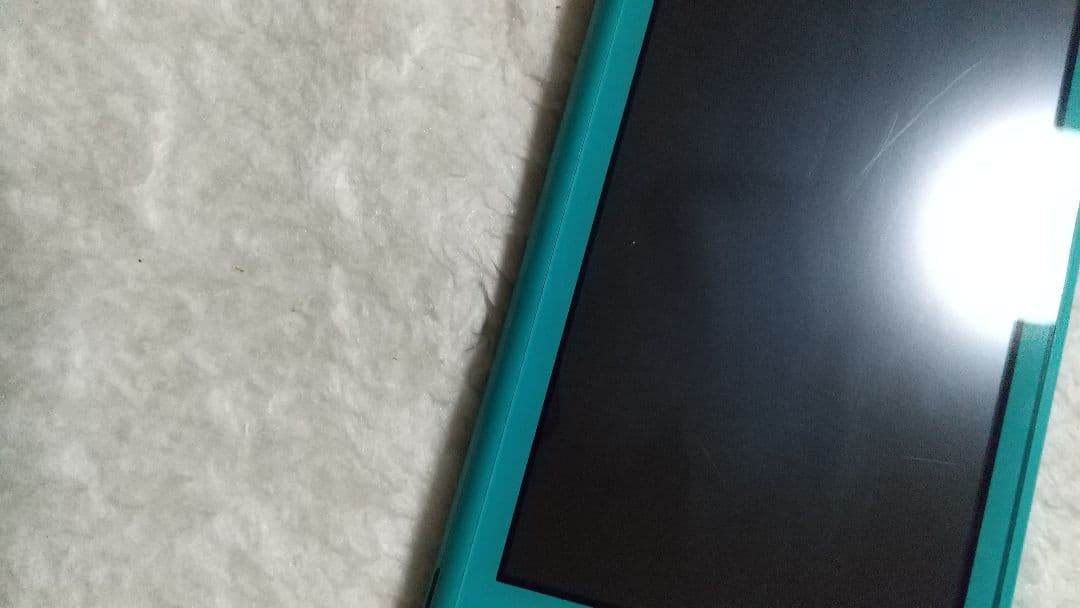 Nintendo Switch Liteターコイズ本体動作品肉球カバーアダプター