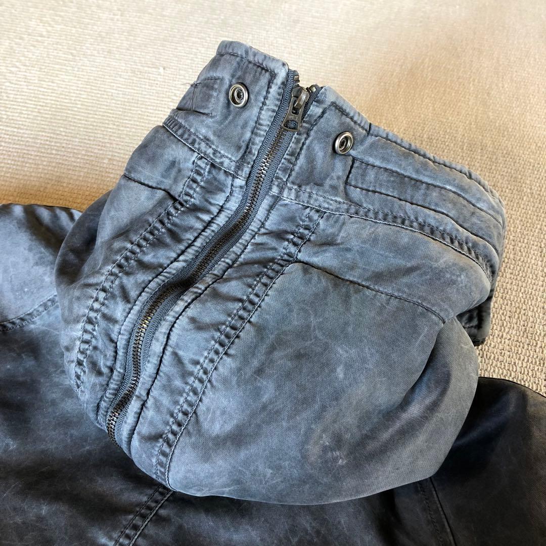 希少品 N-2B フライトジャケット 白化 ナイロン IDEAL 短丈 y2k