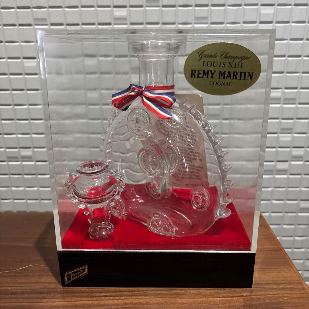 レミーマルタン ルイ13世 バカラクリスタル ボトル 空瓶 ケース付き