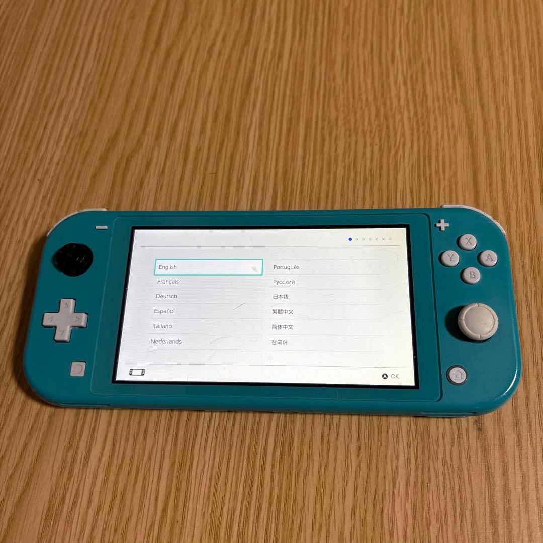 Switch ライト 本体 ターコイズブルー Nintendo ジャンク