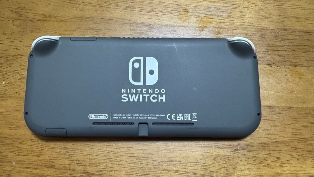 【中古】Nintendo Switch Lite (グレー) SDカード付き