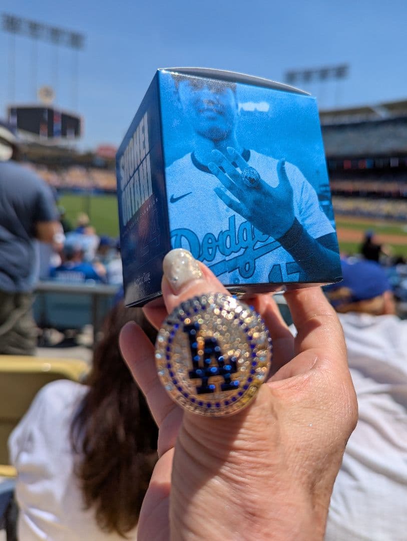 8/6 球場限定配布 大谷翔平 ワールドチャンピオン 優勝記念リング