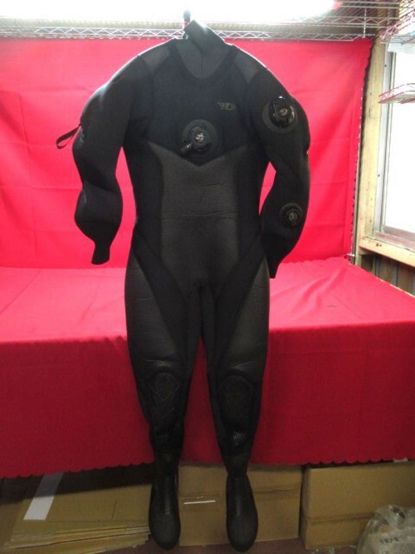美品WD ドライスーツ ブラック フルスーツ