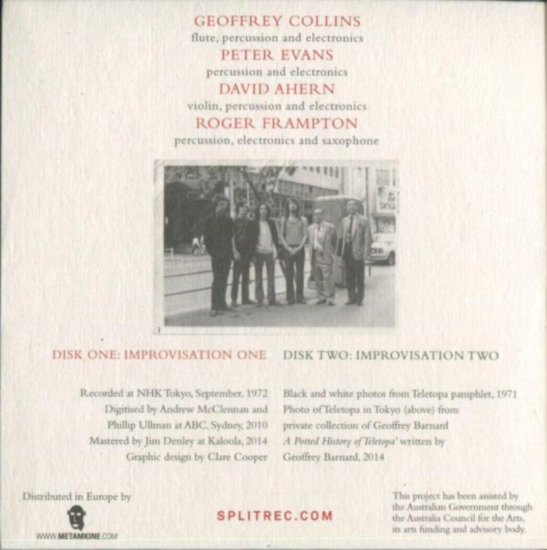 クラシック 2CD Teletopa - Tokyo 1972