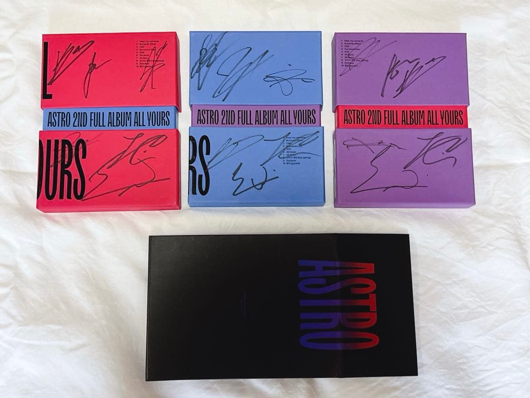ASTRO 2nd Full Album All Yours 全員サイン入り