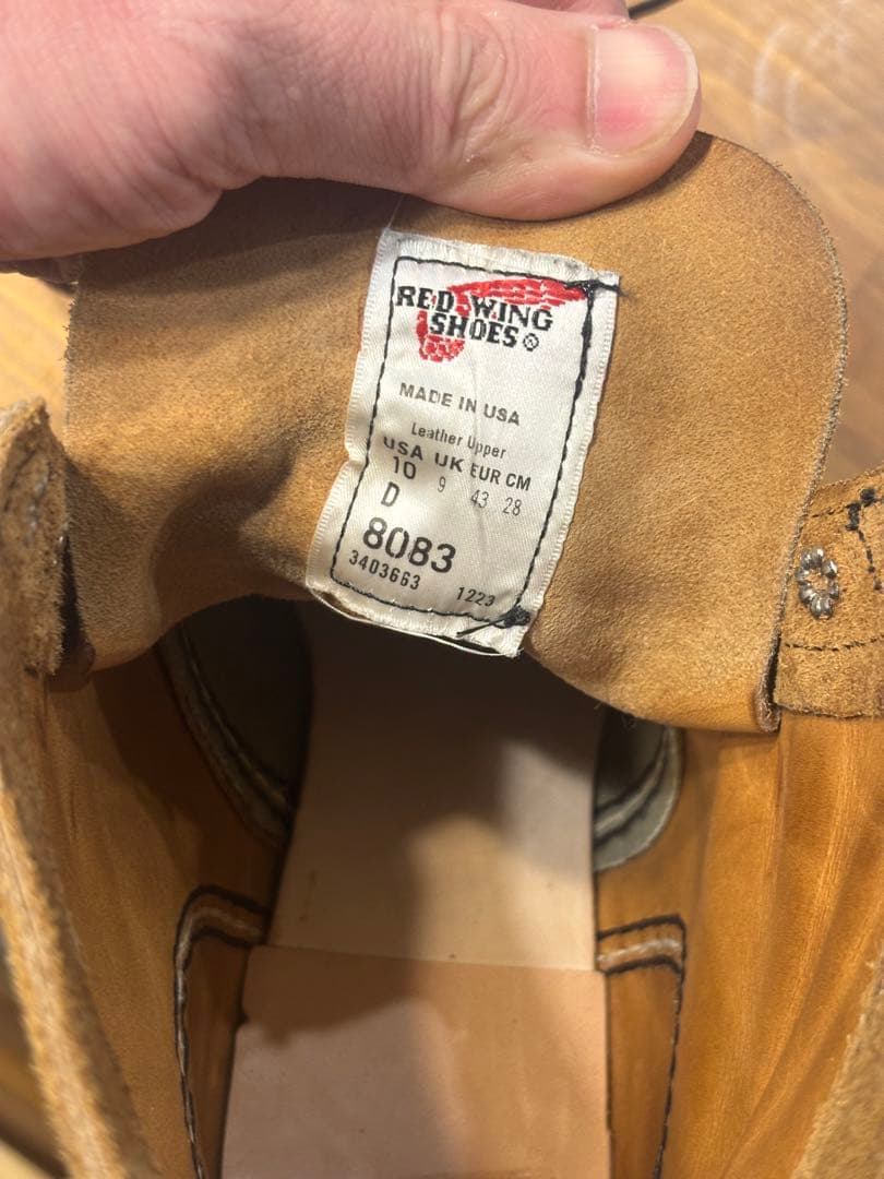 美品　レッドウィング　8083 アイアンレンジャー ホーソーンミュールスキナー