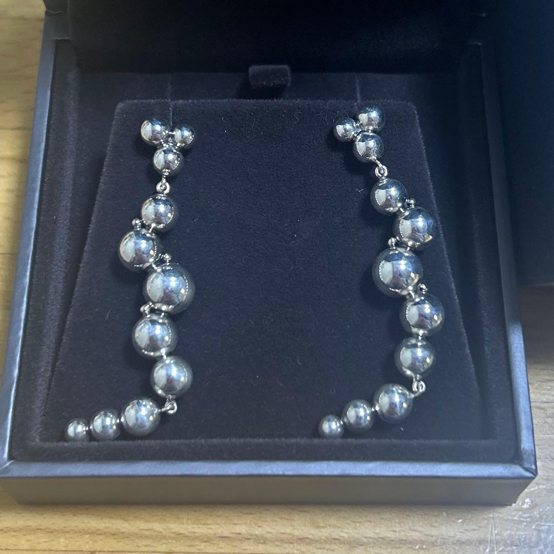 【週末限定価格】  ムーンライトグレープ　ピアス