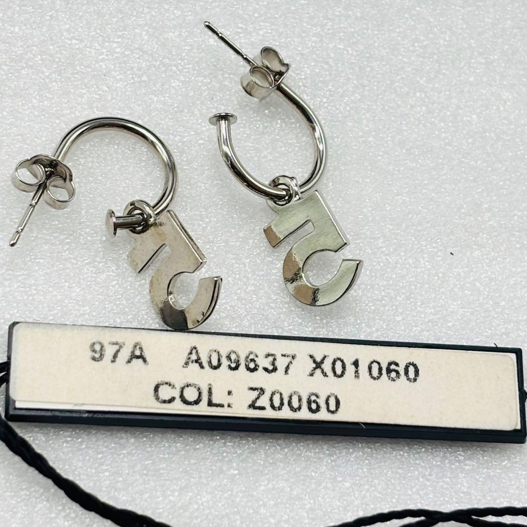 美品　CHANEL シャネル ピアス　No5 ユニセックス　シルバー　5