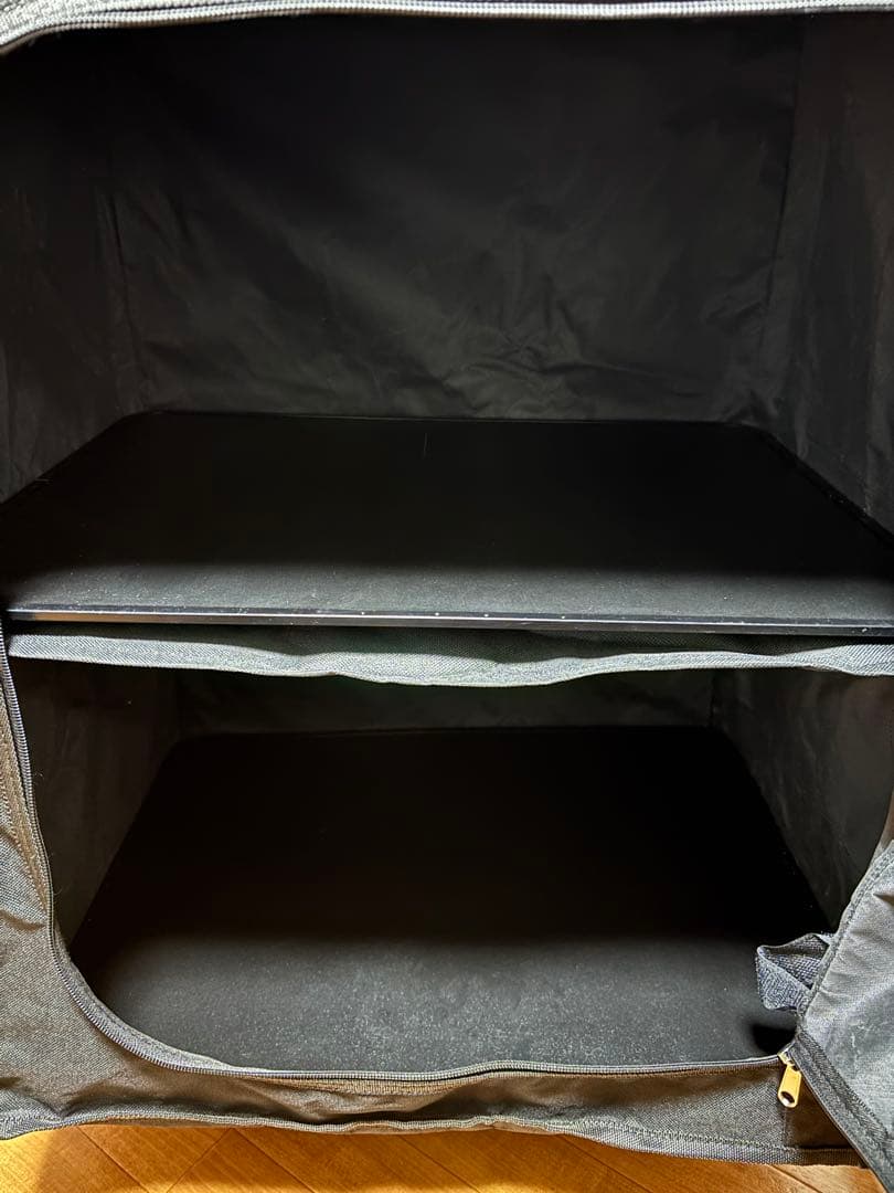 DOD クッキングキング オールインワンキッチン 耐熱メッシュ 収納棚付き