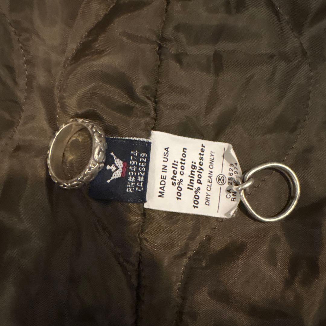 old stussy コート カバーオール 90s 紺タグ キルティング