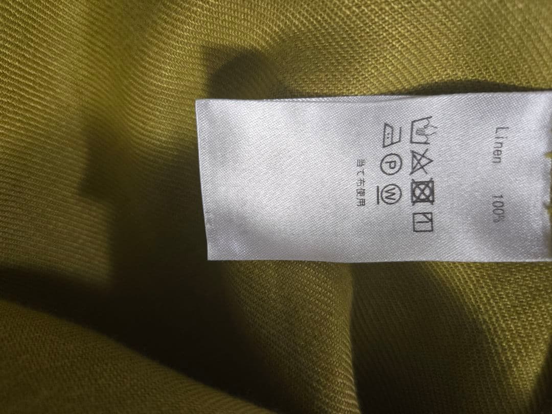 最終価格 【日本製】wafu. プレミアムリネンシャツジャケット 厚地