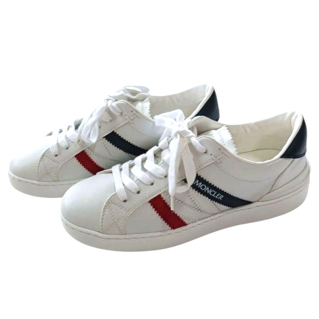 未使用同様♪MONCLER レディース モナコ ローカットスニーカー 23.5