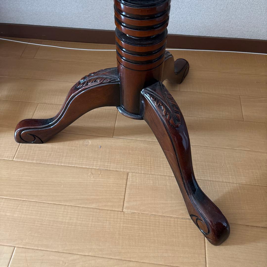 最終値下げマホガニー ハンガーラック アンティーク風 手彫り