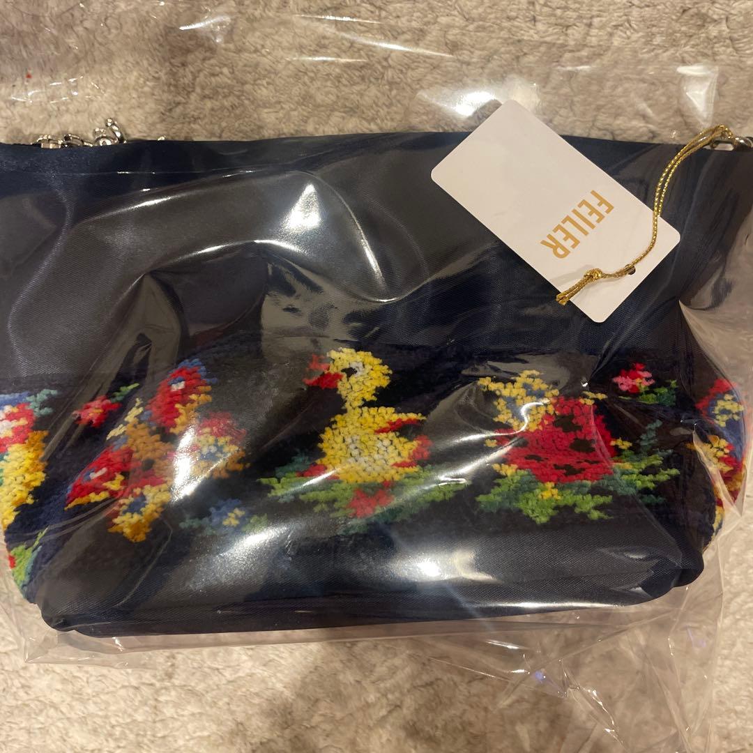 【新品未使用】良柄　学校フェイラー　ミニショルダーバッグ