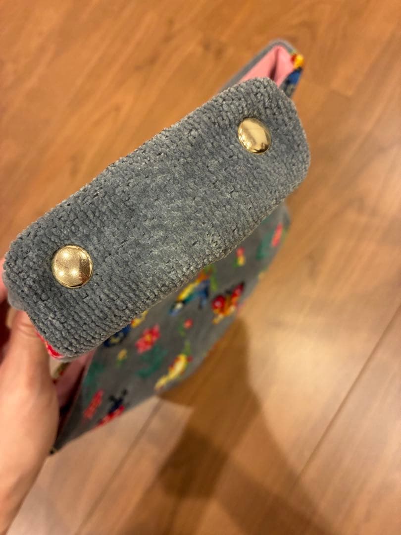 ハンドルカバー付☻︎フェイラー 銀座限定 ハイジ トートバッグ グレー