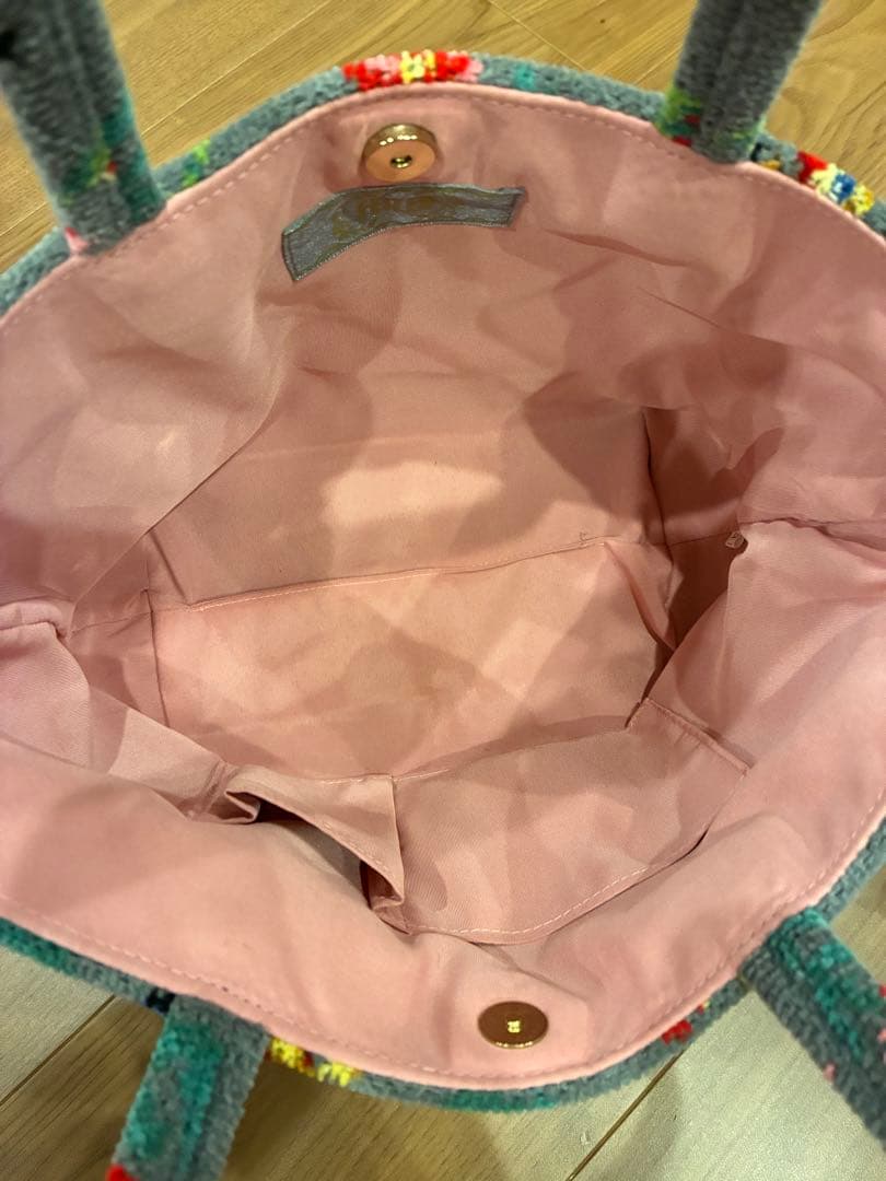 ハンドルカバー付☻︎フェイラー 銀座限定 ハイジ トートバッグ グレー