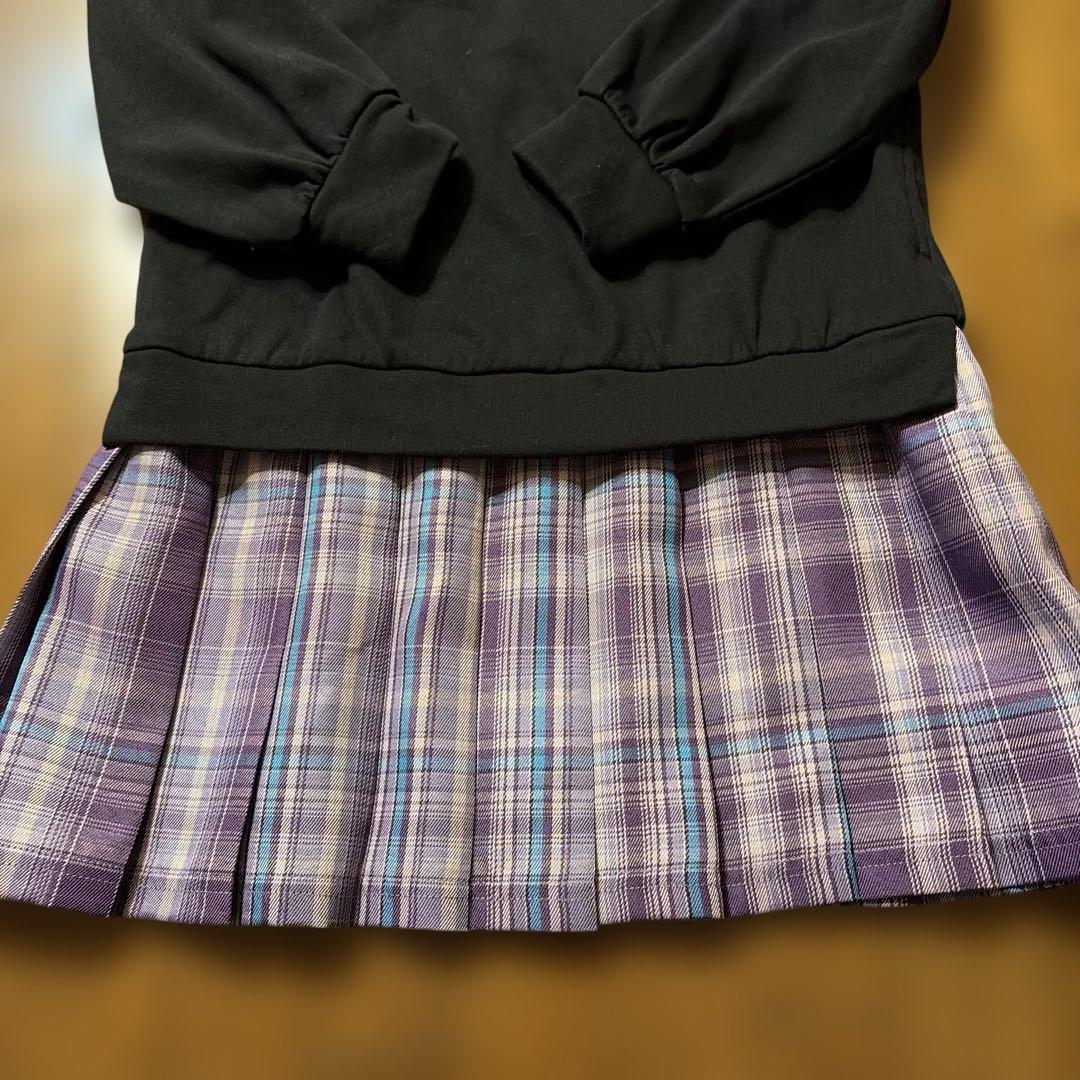 完売　美品　アナスイミニ　クロミ　ドッキングワンピース サンリオ　130