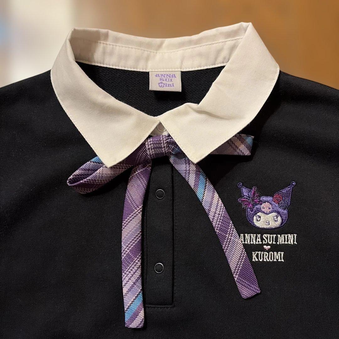 完売　美品　アナスイミニ　クロミ　ドッキングワンピース サンリオ　130