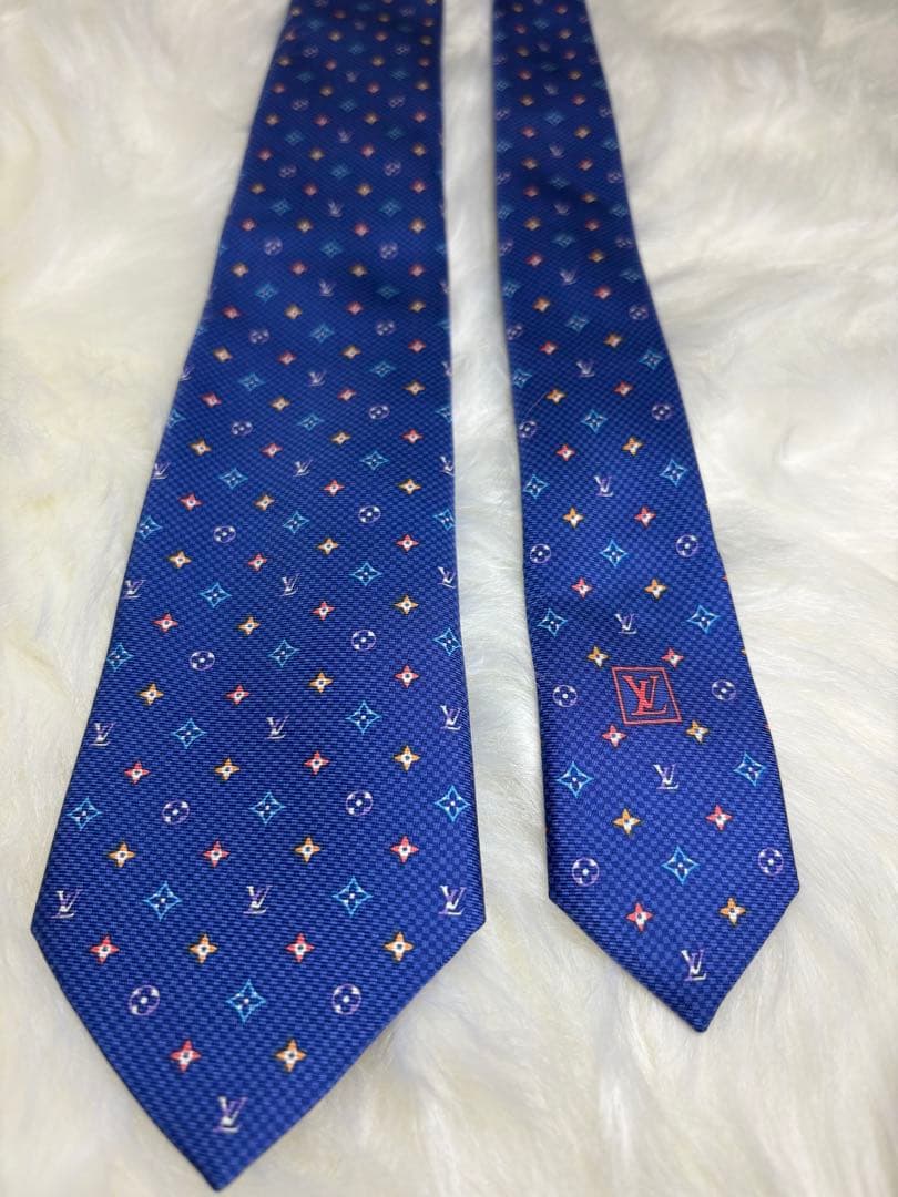 【限定価格】LOUIS VUITTON ルイヴィトン ネクタイ モノグラム 8c