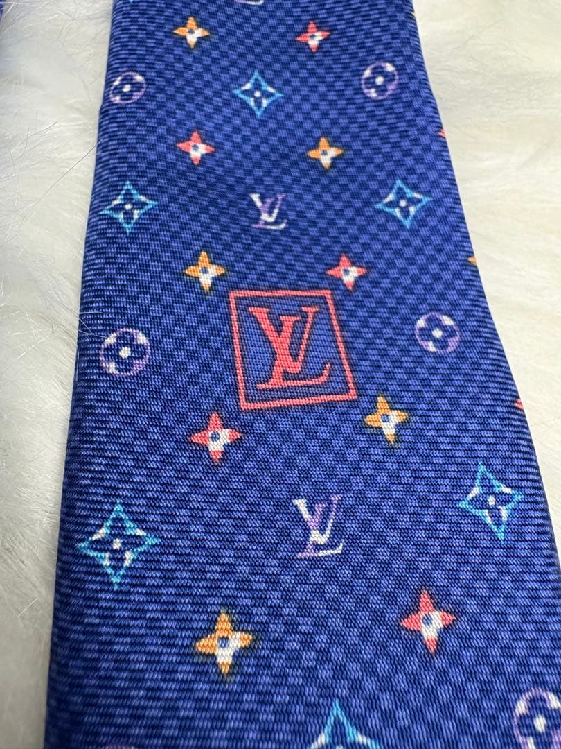 【限定価格】LOUIS VUITTON ルイヴィトン ネクタイ モノグラム 8c