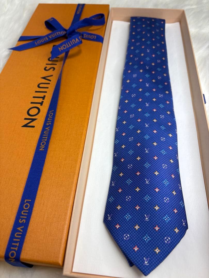 【限定価格】LOUIS VUITTON ルイヴィトン ネクタイ モノグラム 8c