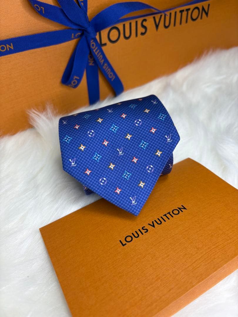 【限定価格】LOUIS VUITTON ルイヴィトン ネクタイ モノグラム 8c