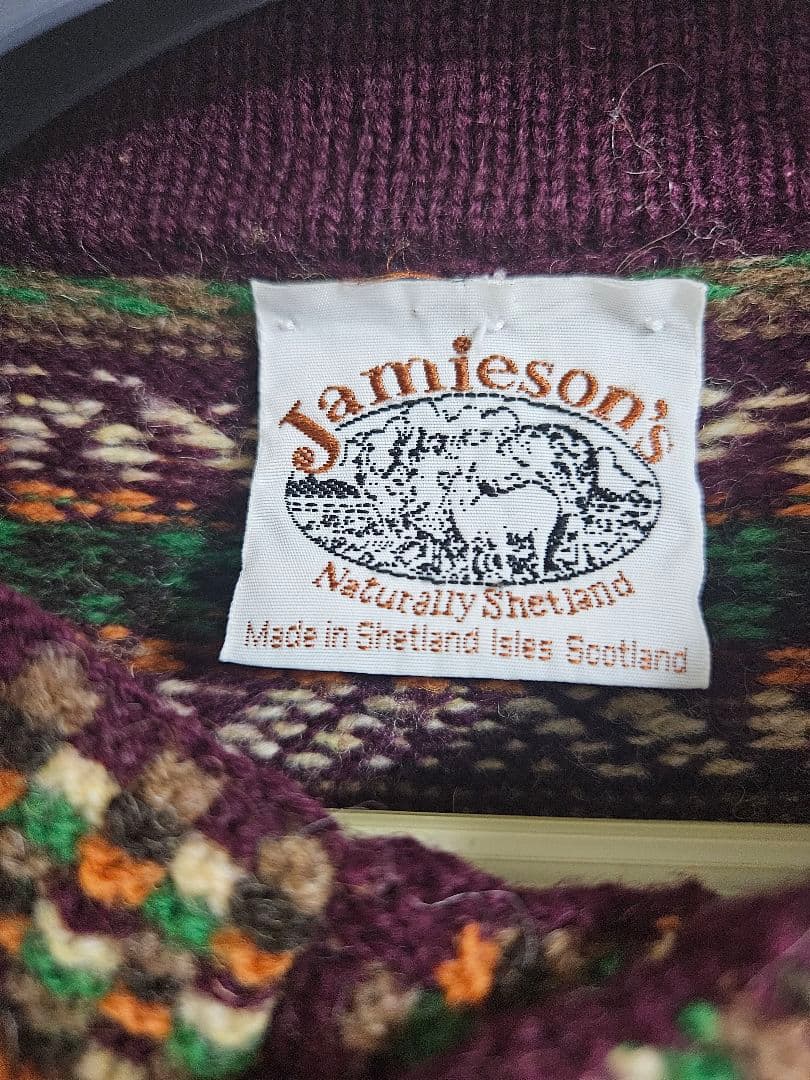 ネペンテス別注 JAMIESON'S ジャミーソンズ フェアアイル カーディガン