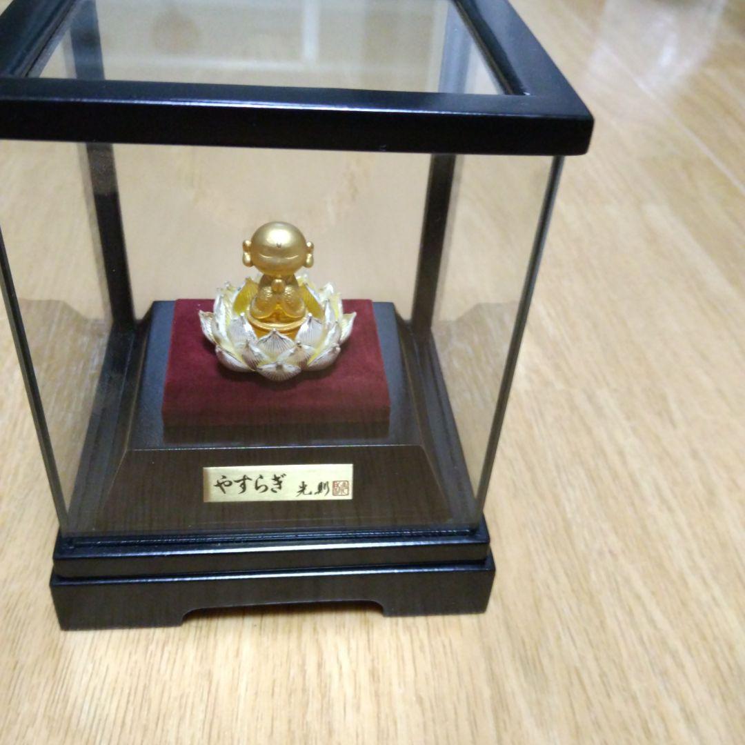 純金仕上げ銀製 地蔵菩薩 や す ら ぎ 限定品