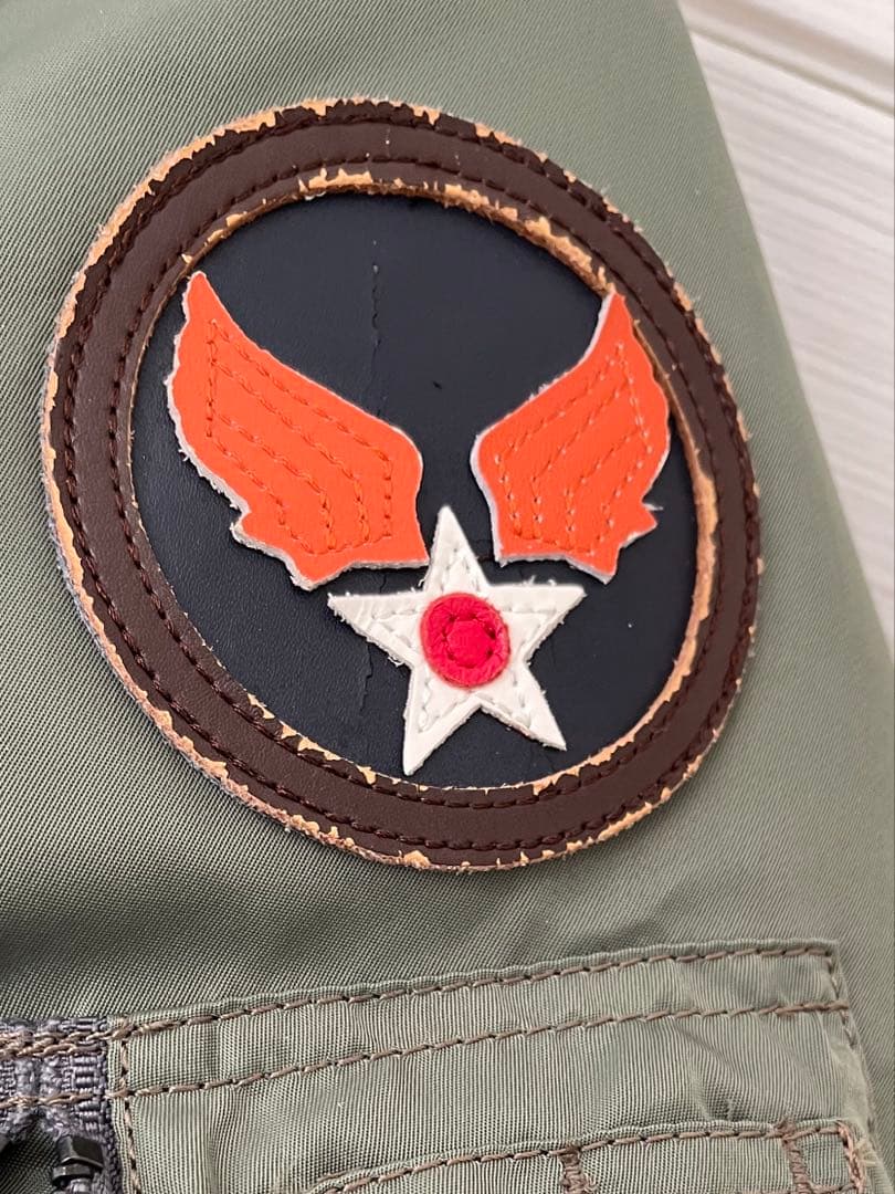 ゆ*き様 AVIREX アビレックスMAー1 フライングタイガーオリーブグリーン