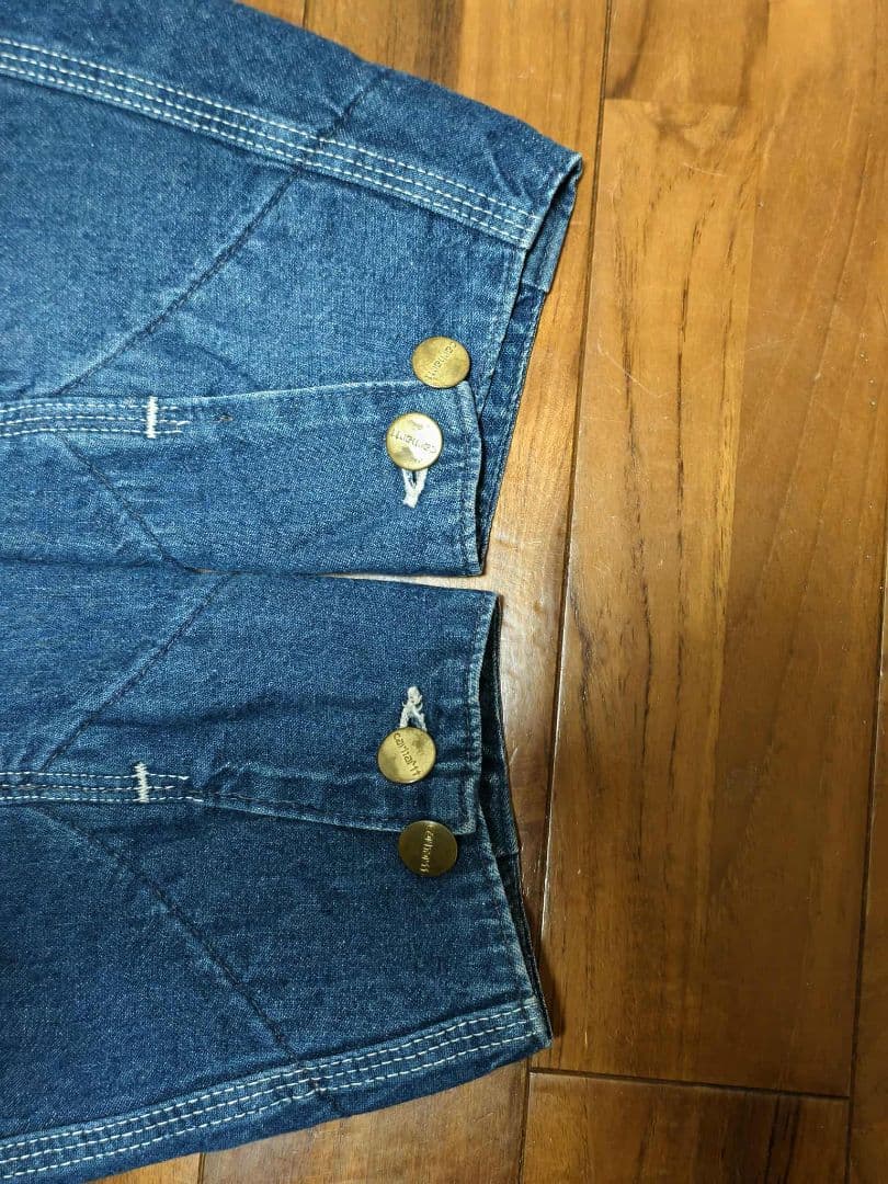 90s Carhartt ネイビー デニムジャケット