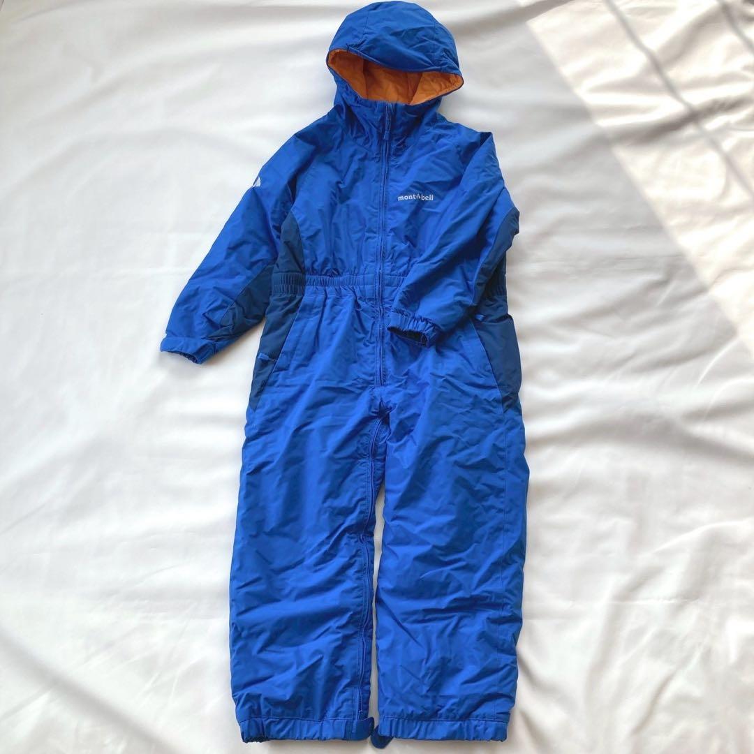 モンベル mont-bell パウダーカバーオール プライマリーブルー 120
