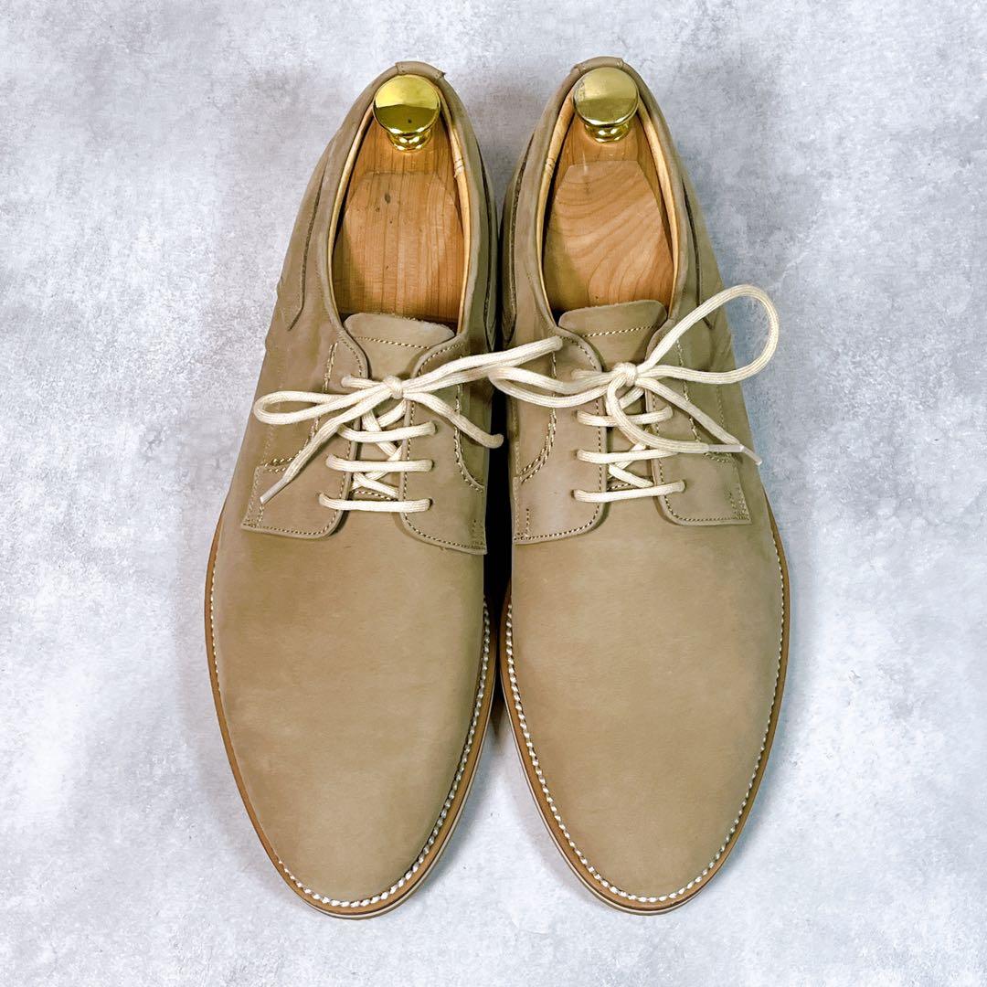 ☆未使用級☆【大塚製靴】レザーシューズ (24.5) ヌバック　本革　外羽根