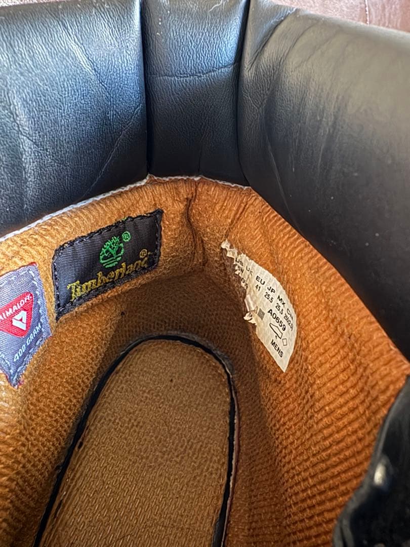 黒 ティンバーランド　Timberland 25.5