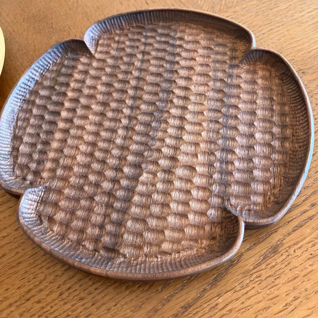 木工房玄　高塚和則　桜　ウォールナット　トレー2枚セット