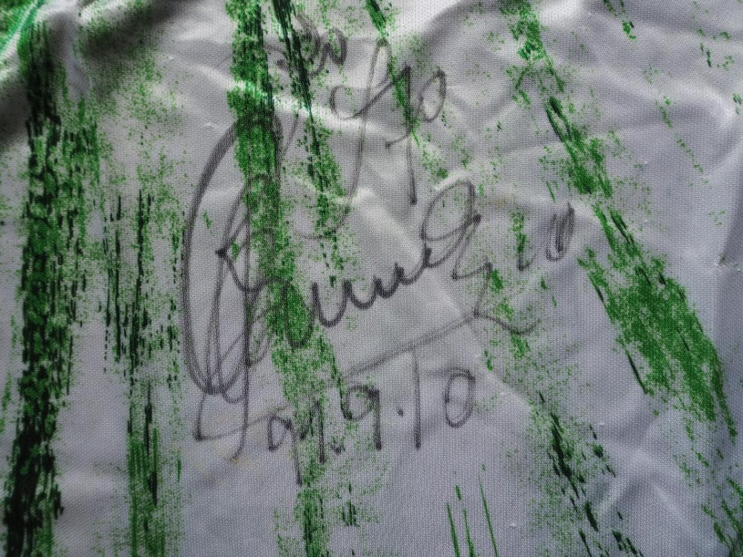 初代ヴェルディ川崎 ユニフォーム ラモス瑠偉 サイン入り L