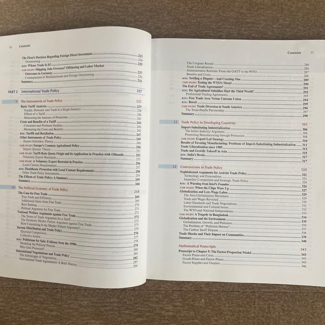 洋書 International Trade Theory and Policy