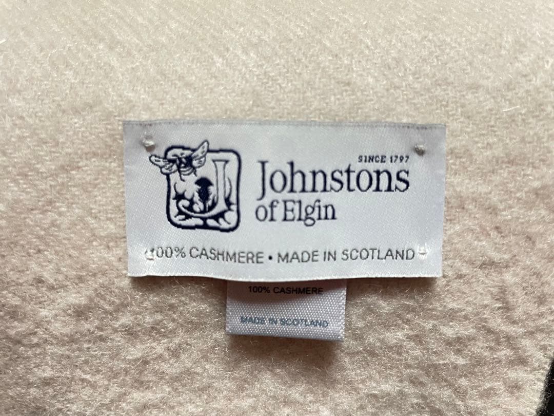 Johnstons of Elginジョンストンズオブエルガン カシミヤマフラー