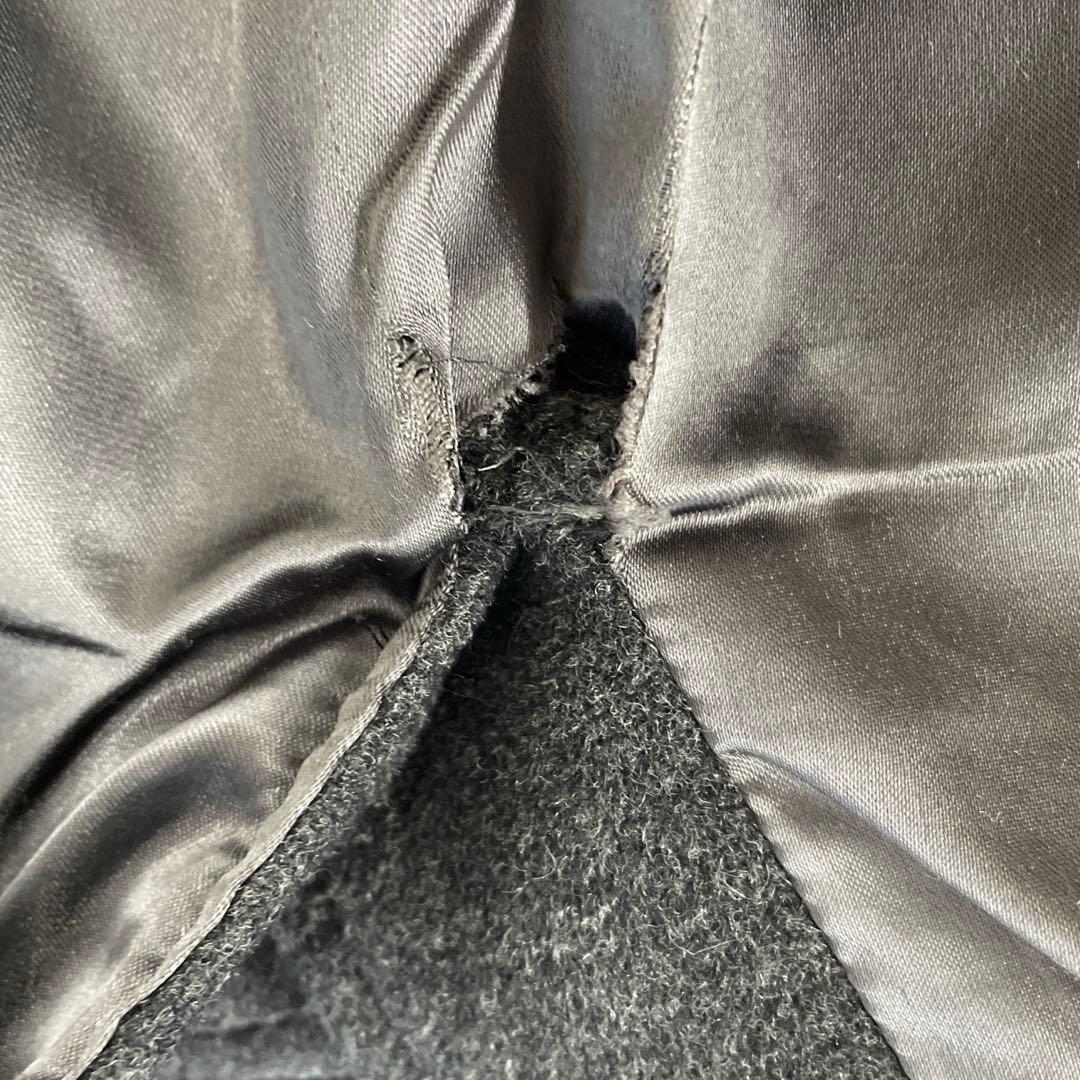 伊製 マックス&コー アンゴラ混 チェスターコート Aライン ダブル ベルト付