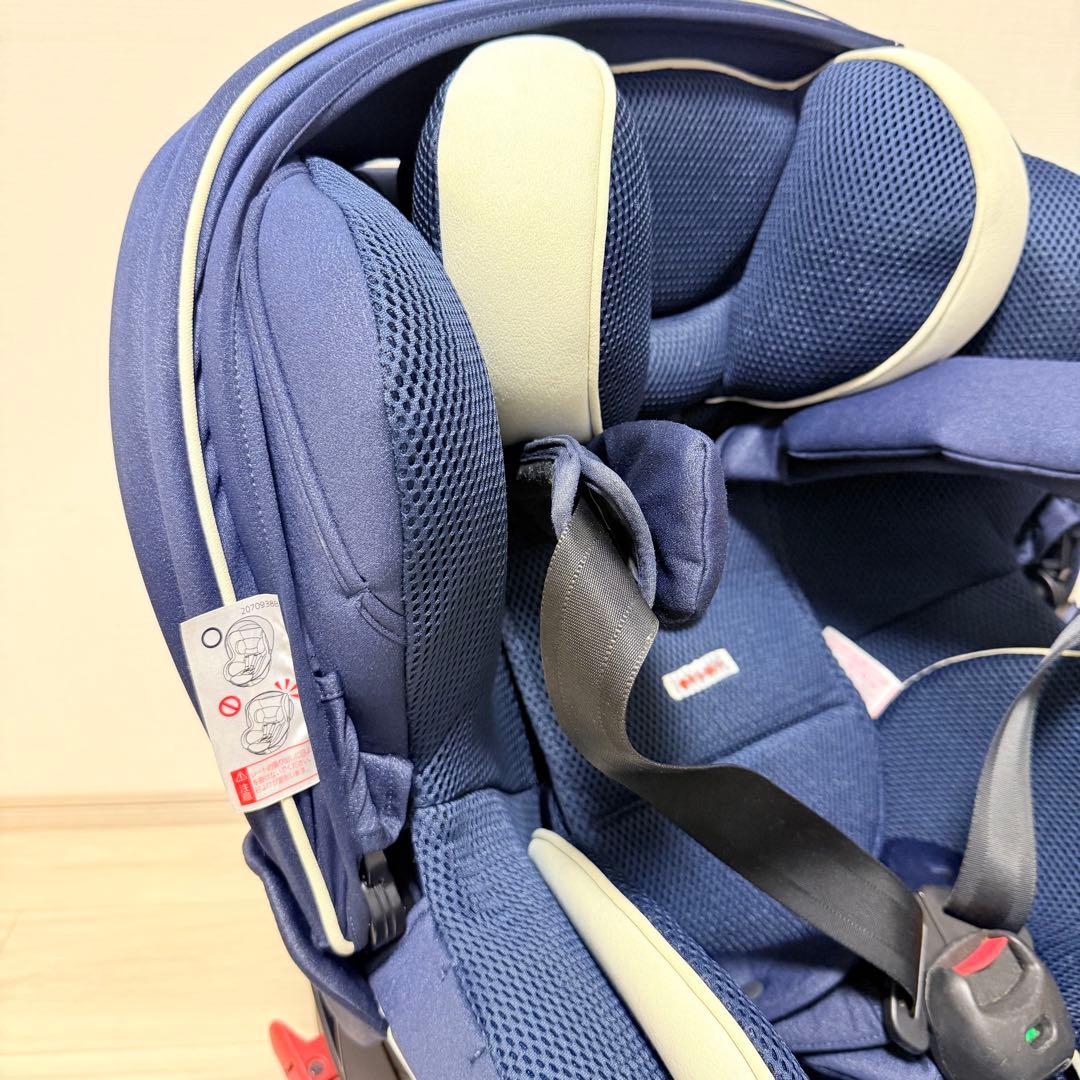 美品✨エールべべ クルット5s グランス 高級 上級モデル ネイビー 新生児対応