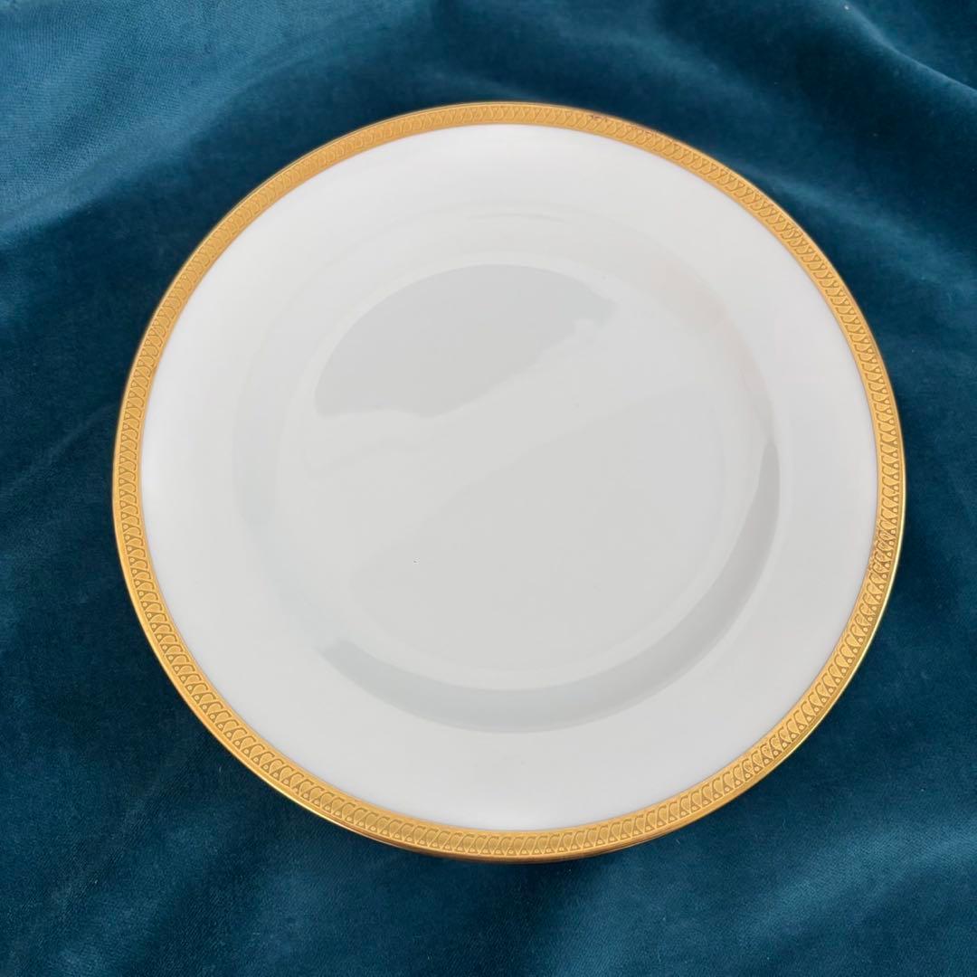 極美品‼︎大倉陶園　片葉金蝕プレート6枚セット　箱付き未使用　希少