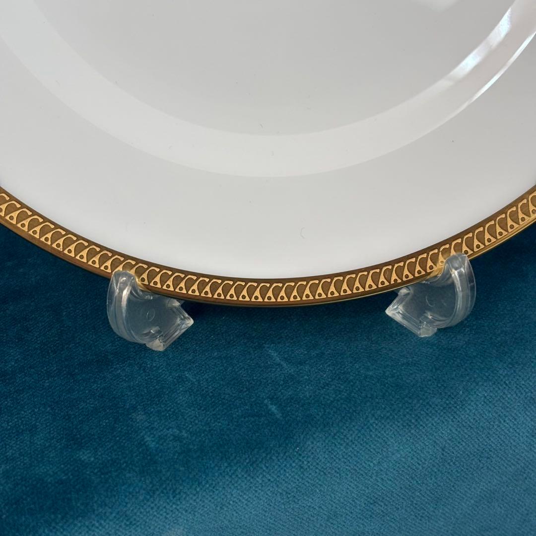 極美品‼︎大倉陶園　片葉金蝕プレート6枚セット　箱付き未使用　希少