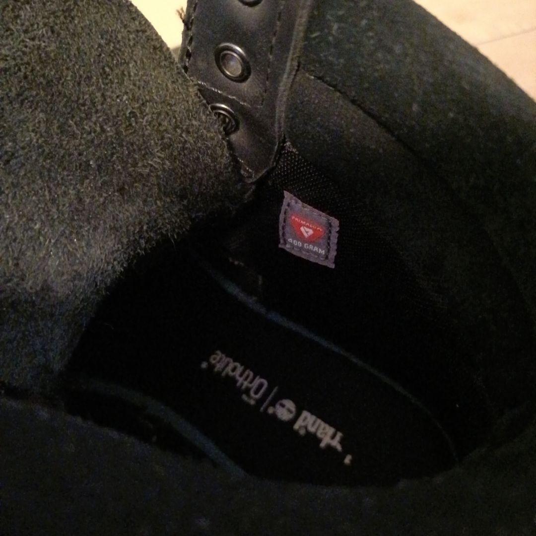 Timberland　6インチブーツ　レザーウォータープルーフ　ブラック