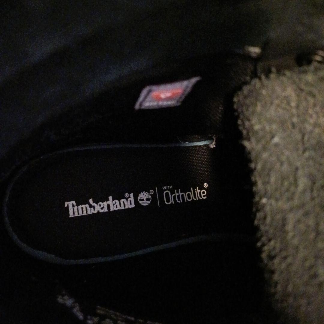 Timberland　6インチブーツ　レザーウォータープルーフ　ブラック