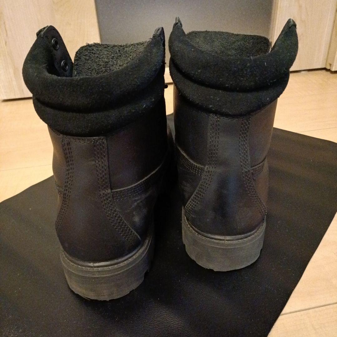 Timberland　6インチブーツ　レザーウォータープルーフ　ブラック
